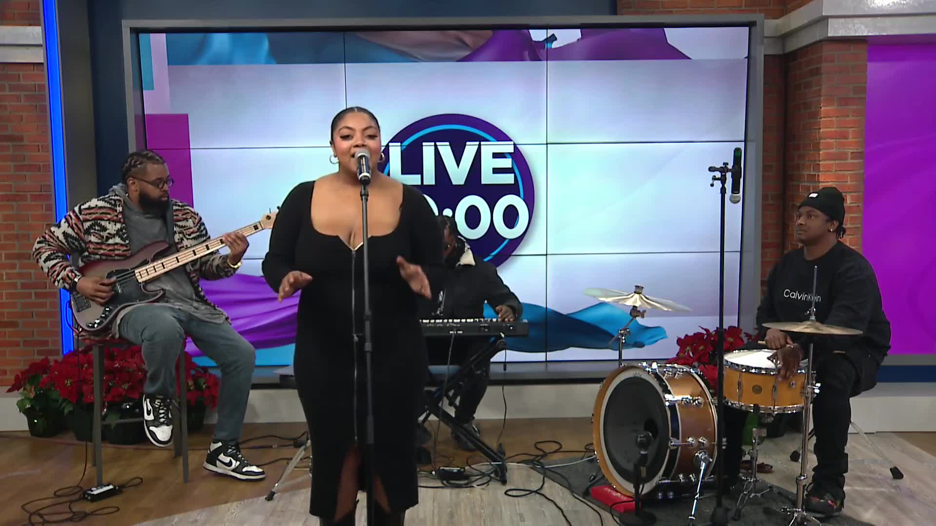 Singer, Songwriter Deonna Sirod with her percussionist and bass-playing brothers take over the Live at 9 studio