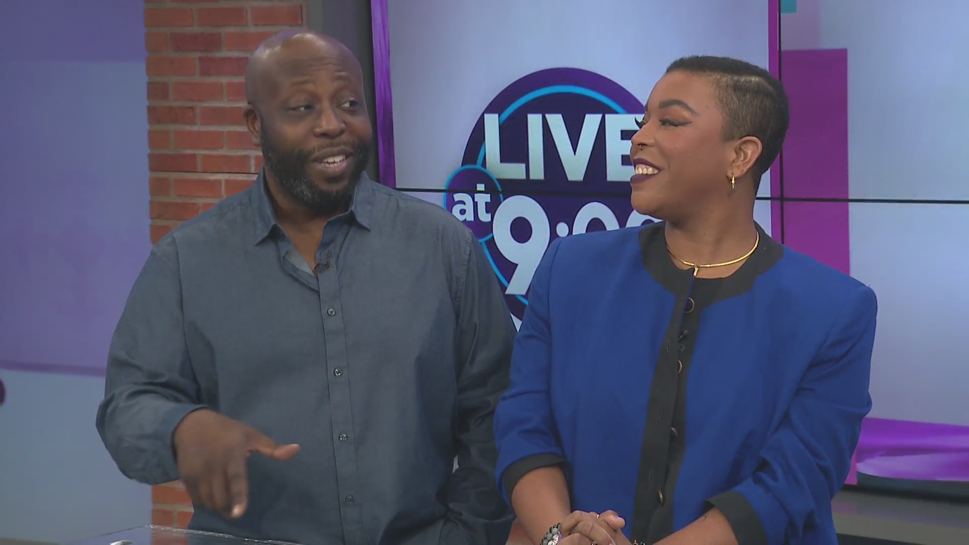 Cast members of the smash hit musical 'Company' dish about the fun now on stage at Memphis' Orpheum Theatre
