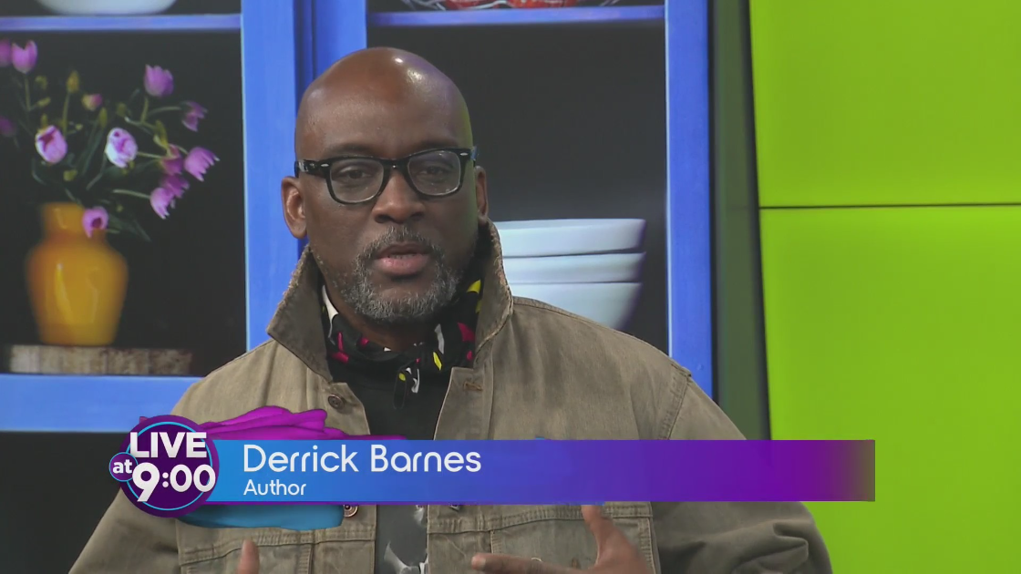8Award-winning author Derrick Barnes shares highlights in his latest book unveiling basketball's heroes