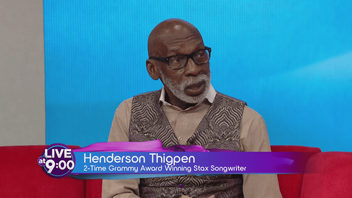 Stax songwriter Henderson Thigpen tells Live at 9 how it feels to win two Grammys at age 75