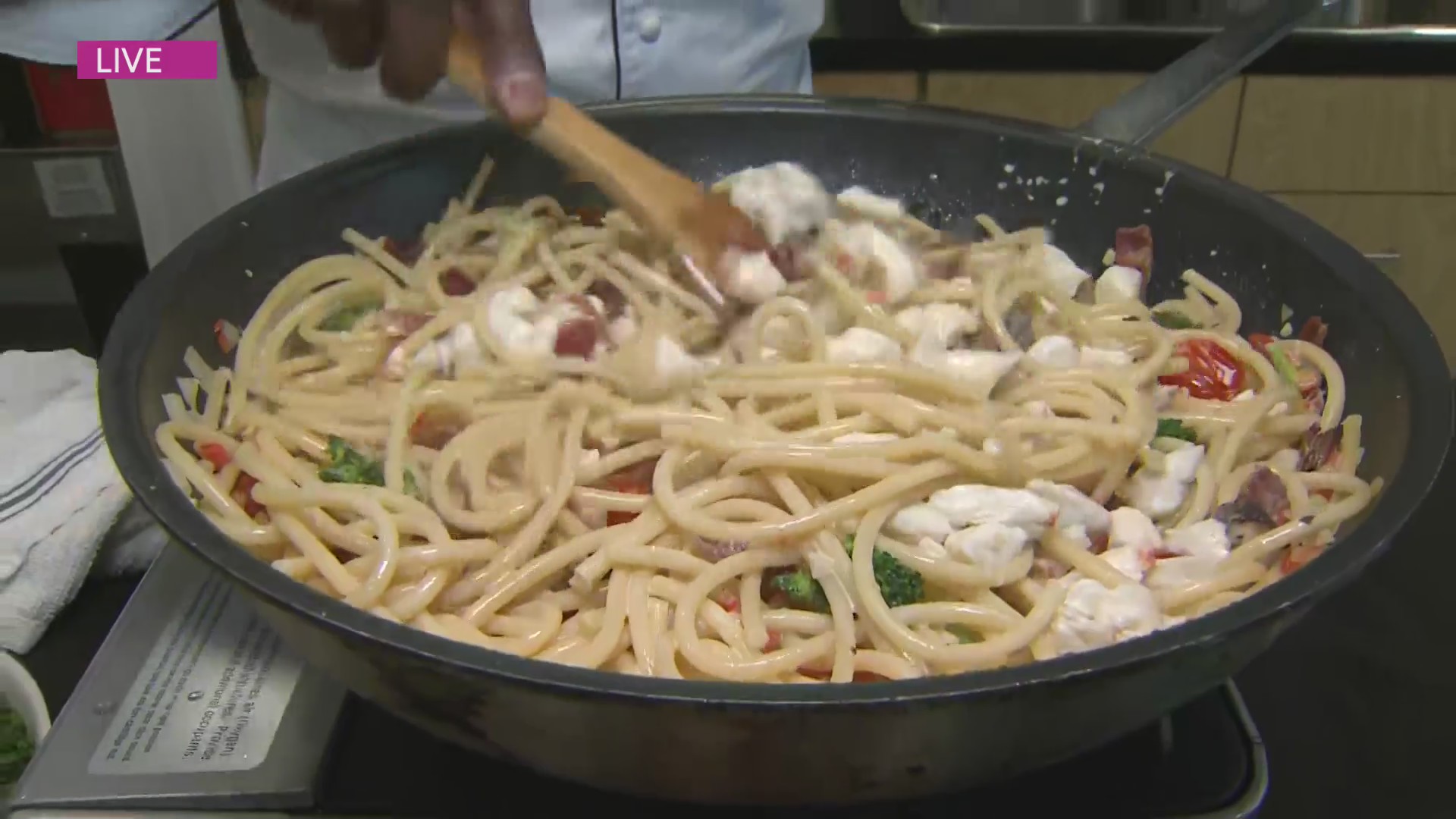 Sizzle alert! Chef Steven Leake dishes up a mouth-watering crab pasta recipe