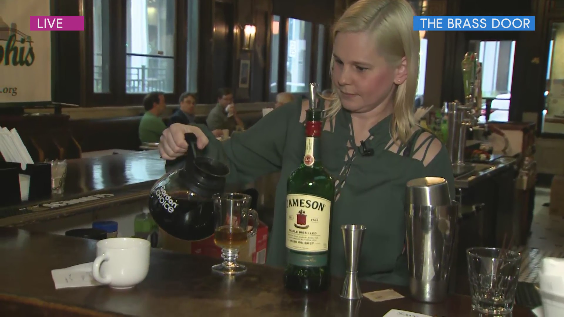 Irish TV Network visits Memphis' Brass Door + recipe for spiked Irish Coffee