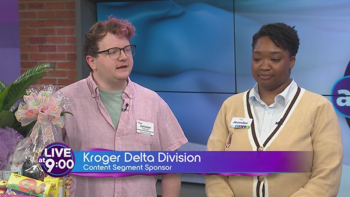 Kroger's Easter-themed custom or grab-and-go treats and decor