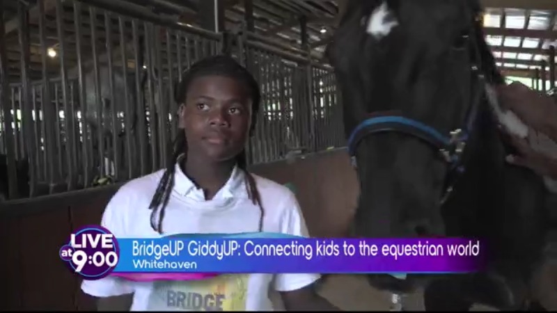 First horseback riding competition for young Lawrence Winton, Jr. of Whitehaven