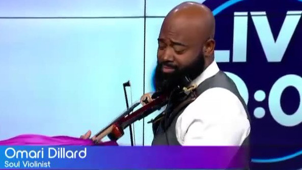 Soul Violinist Omari Dillard takes over Live at 9 studio with Orpheum sellout
