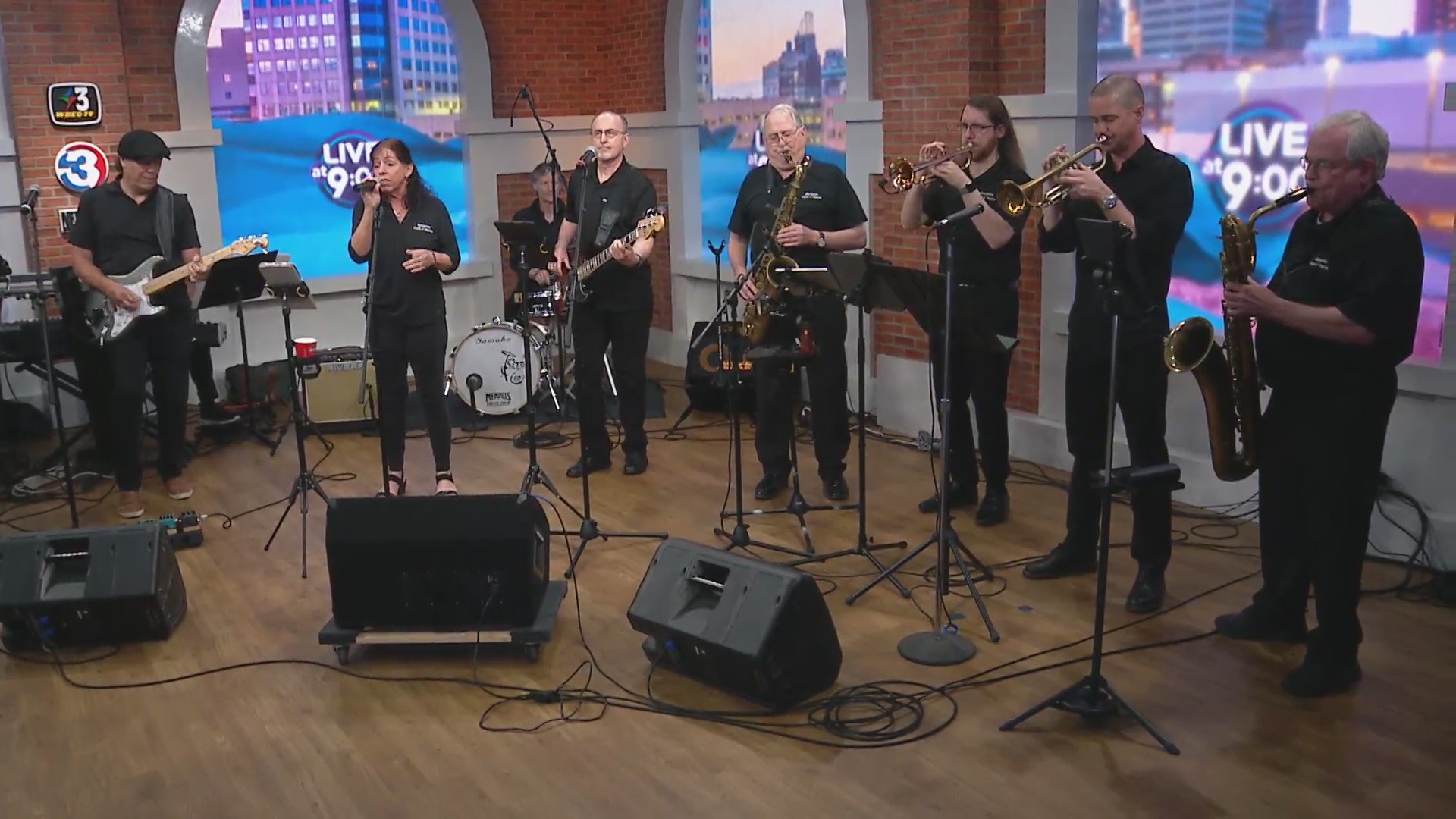 Watch Memphis Funk-N-Horns perform live and talk about their upcoming events.
