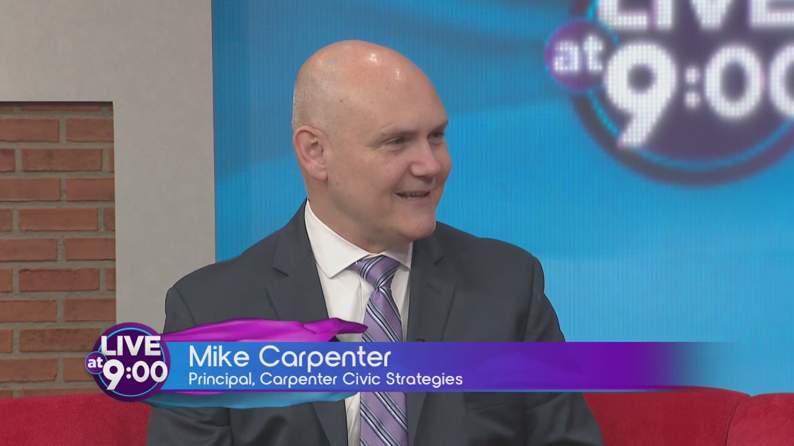 Election Day predictions and the aftermath with political strategist Mike Carpenter on Live at 9!