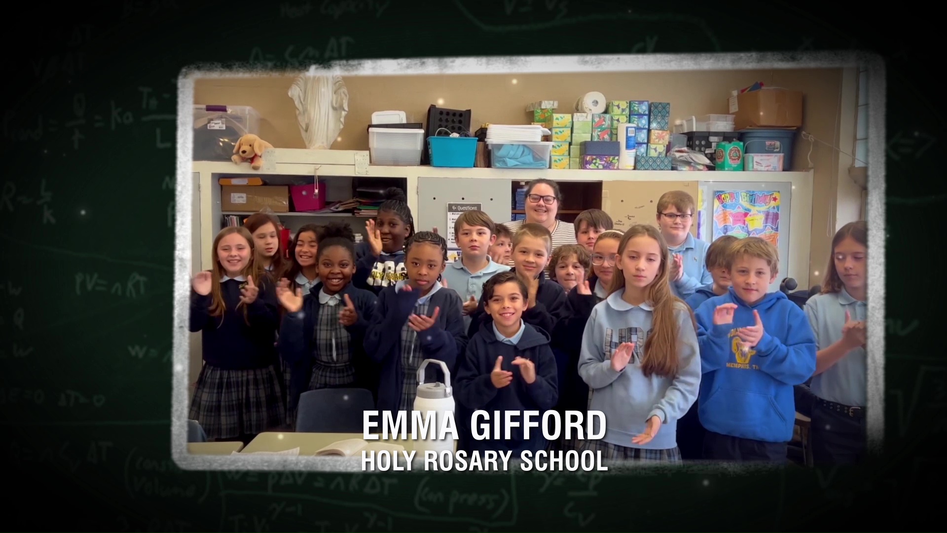 Emma Gifford of Holy Rosary School is this week’s Tennessee Lottery Educator of the Week!