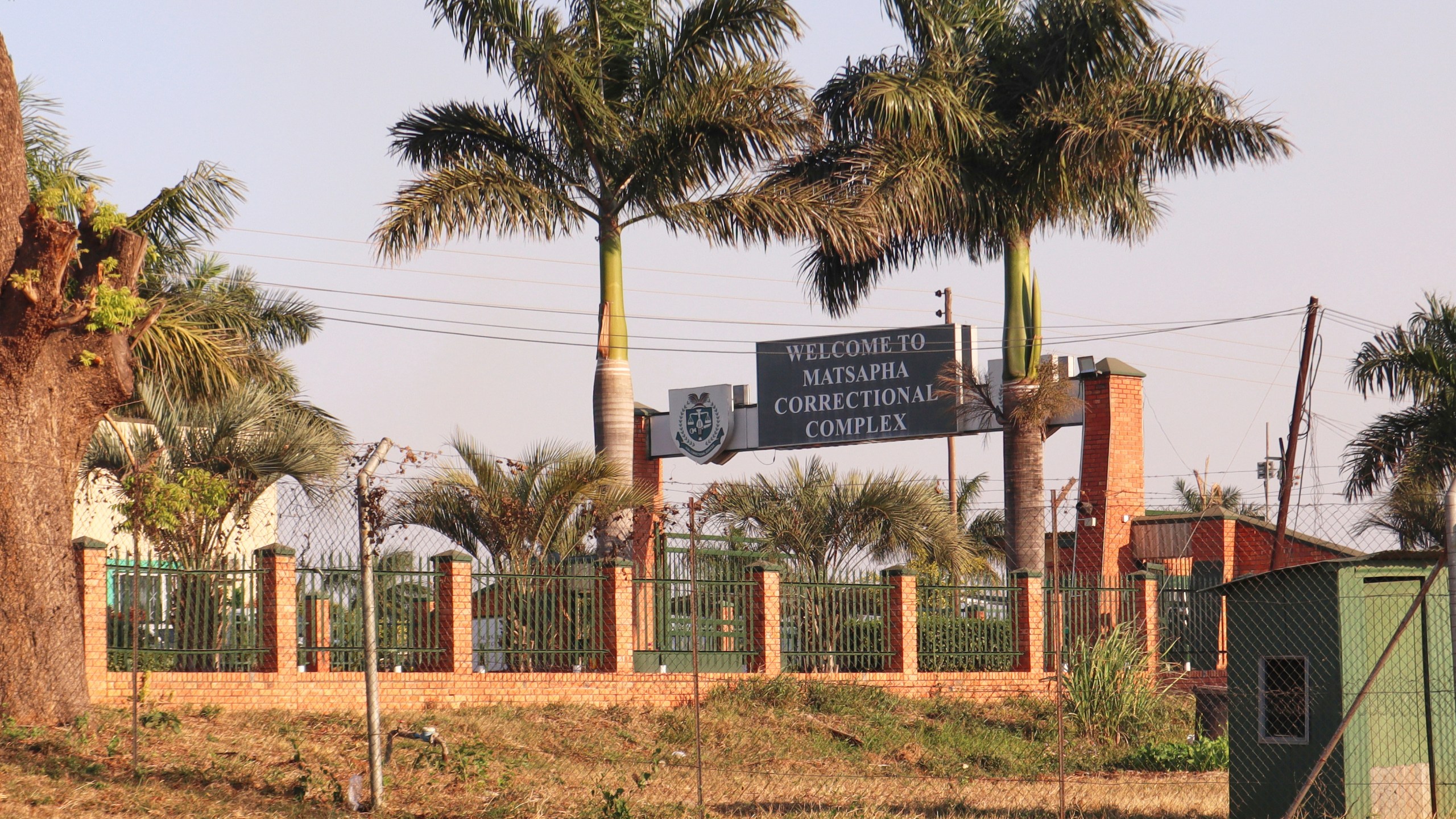 FILE - The Matsapha Correctional Complex is seen in Matsapha, near Mbabane, Eswatini, on Thursday, July 17, 2025. (AP Photo/File)