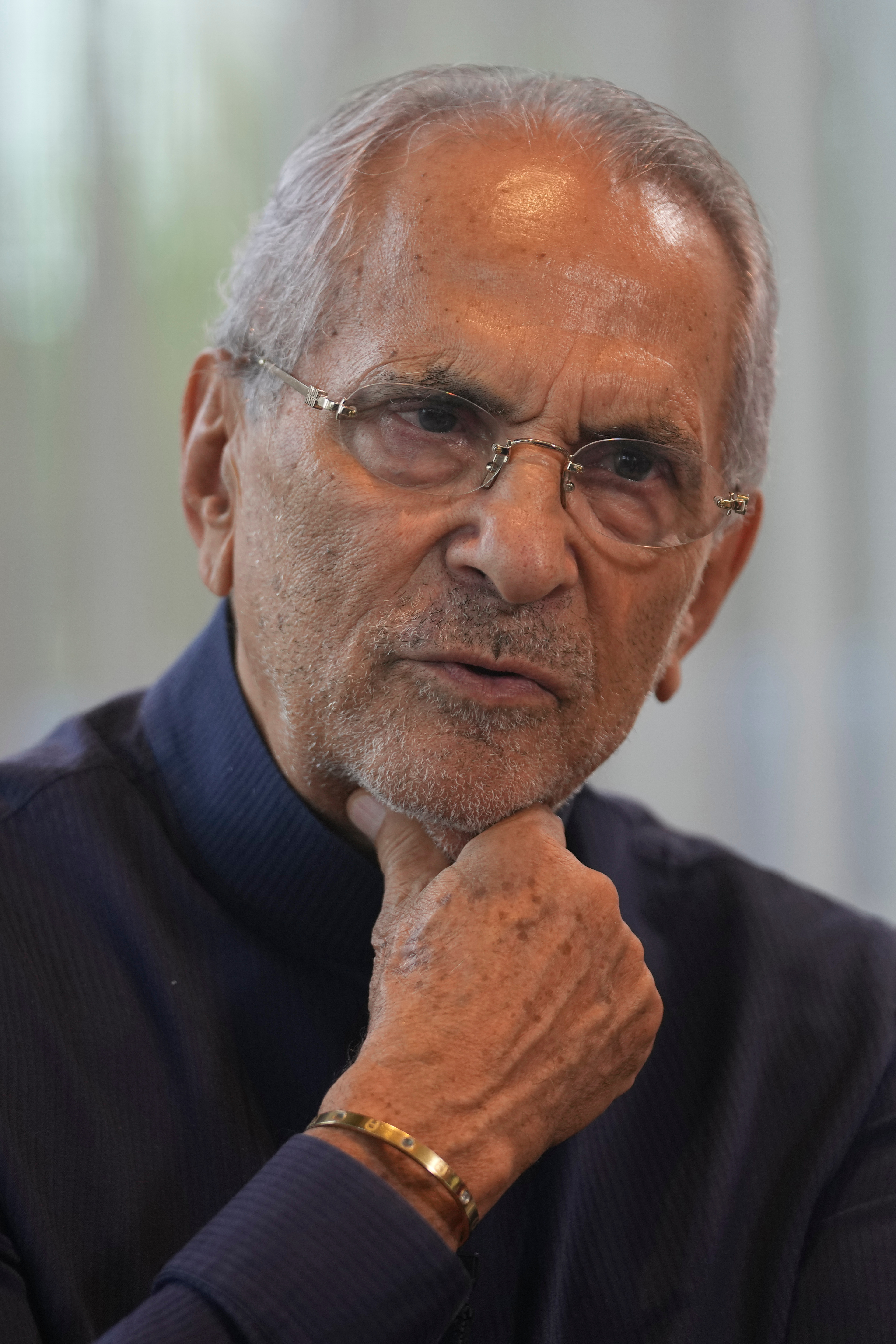 East Timor's President Jose Ramos-Horta speaks during an interview with The Associated Press in Kuala Lumpur, Malaysia, Monday, Oct. 27, 2025. (AP Photo/Rafiq Maqbool)