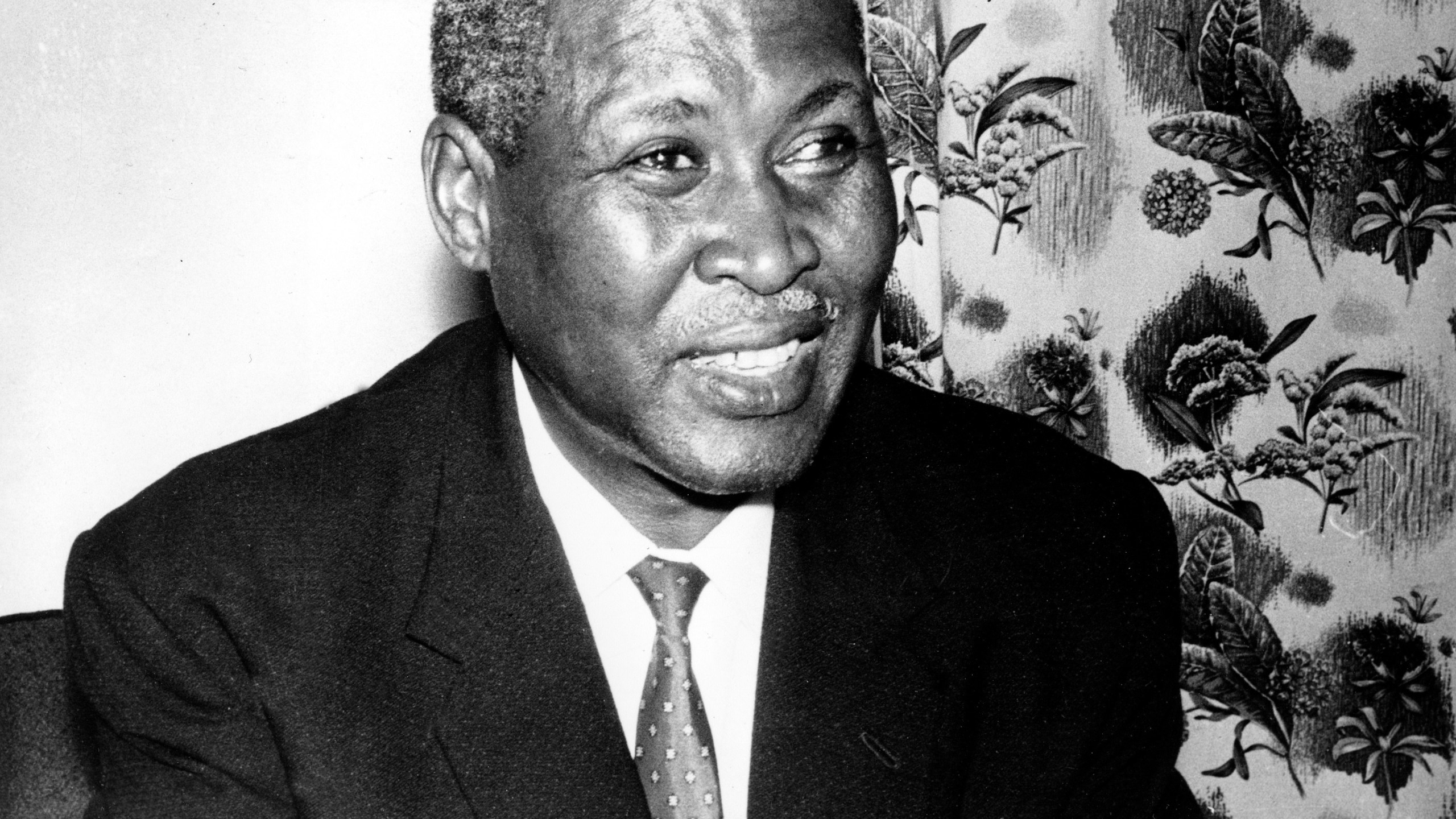 FILE - Albert Luthuli, winner of the 1960 Nobel Peace Prize for his commitment to nonviolent resistance to apartheid, is shown in his home in Groutville, Natal Province, South Africa, on Oct. 24, 1961. (AP Photo, File)